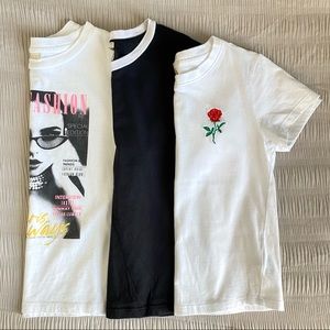 FOREVER 21 KIDS | 3 girls cotton tees